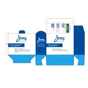 7.75 x 3 x 6" 7-Colour Strip Packaging Carton - Customizable