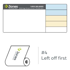 4-Colour Thermal Direct Label 16237 - Customizable