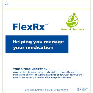 2-Colour FlexRx™ Adherence Packaging Cover - Customizable