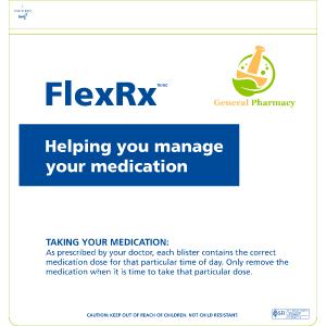 3-Colour FlexRx™ Adherence Packaging Cover - Customizable