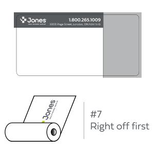 1-Colour Parata® Thermal Direct Label 7169A - Customizable