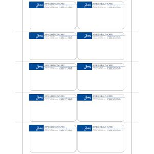 2-Colour Thermal Direct Label 10159 - Customizable