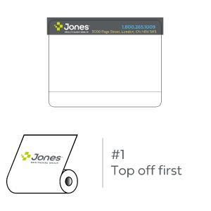 4-Colour Thermal Transfer Label 10285A - Customizable