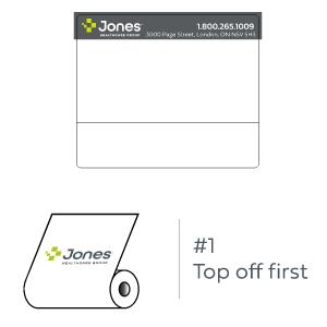 2-Colour Thermal Transfer Label 10287A - Customizable