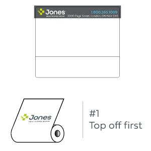 3-Colour Thermal Transfer Label 10287A - Customizable