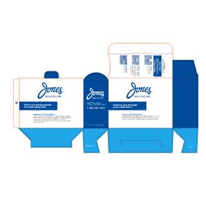 7.75 x 3 x 6" 3-Colour Strip Packaging Carton - Customizable
