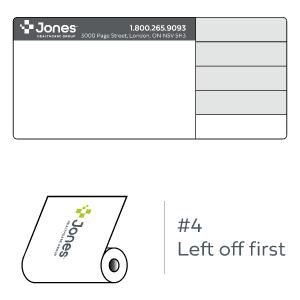 1-Colour Thermal Direct Label 16237 - Customizable