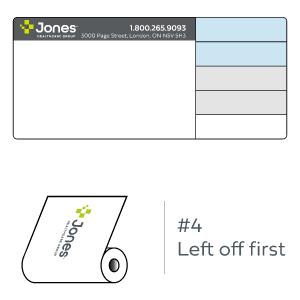 3-Colour Thermal Direct Label 16237 - Customizable