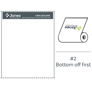 2-Colour Thermal Direct Receipt 17824 - Customizable