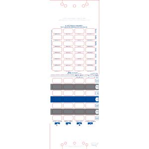 2-Colour 7-Day Heat-Seal Adherence Card - Customizable