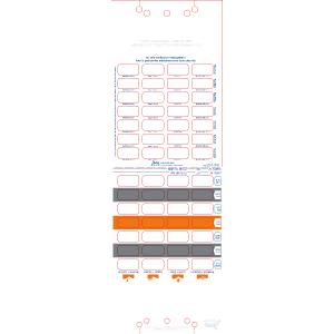 3-Colour 7-Day Heat-Seal Adherence Card - Customizable