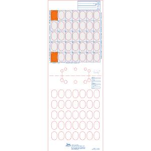 3-Colour 35-Day Heat-Seal Adherence Card - Customizable
