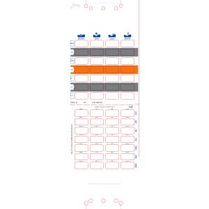 Bottom-Fold™ Card – 28-Cavity, 2PSA, Customizable 4-Colour