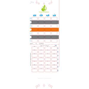 Bottom-Fold™ Card – 28-Cavity, 2PSA, Customizable 6-Colour