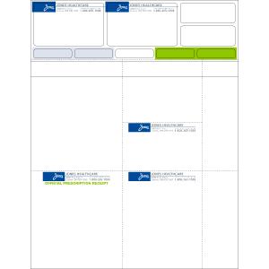 3-Colour Laser Label 7056B - Customizable