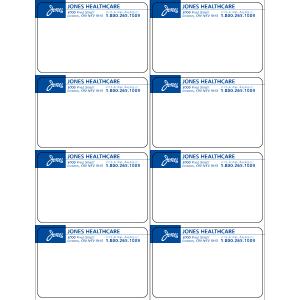 1-Colour Thermal Direct Label 7125A - Customizable