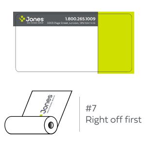 2-Colour Removable Parata® Thermal Direct Label 7169A - Customizable