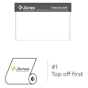 1-Colour Thermal Direct Label 8305C - Customizable