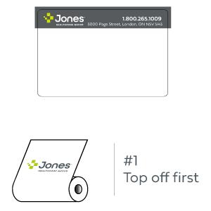 2-Colour Thermal Direct Label 8305C - Customizable