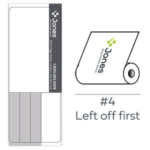 1-Colour Thermal Direct Label 9351A - Customizable