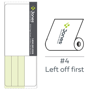 2-Colour Thermal Direct Label 9351A - Customizable