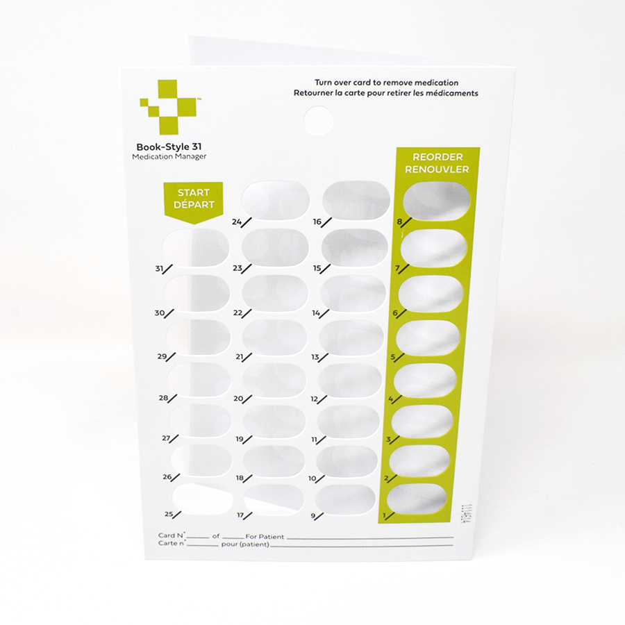 31-Day Book-Style Adherence Card-1PSA