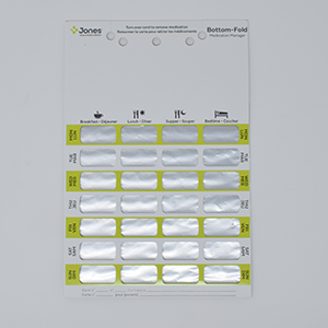 7-Day Heat-Seal Bilingual Adherence Card