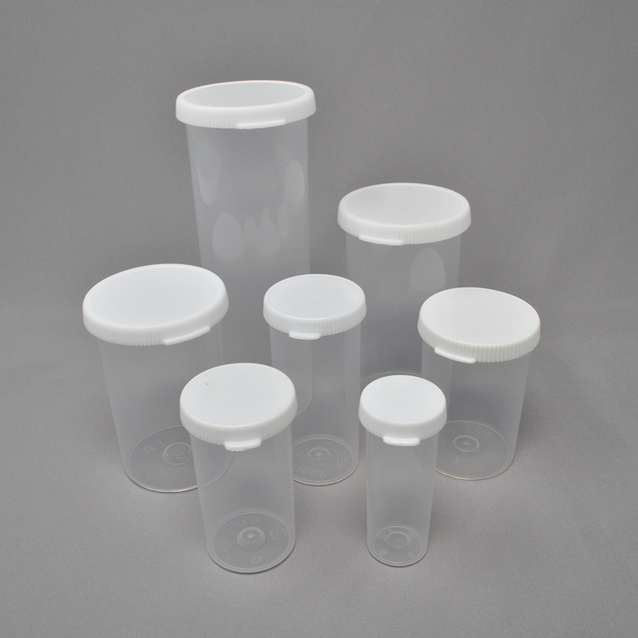 6dr Snap Cap White Closure and Clear Vial