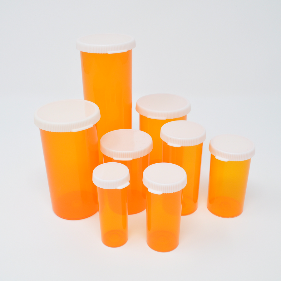 30dr Snap Cap White Closure and Amber Vial