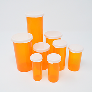60dr Snap Cap White Closure and Amber Vial