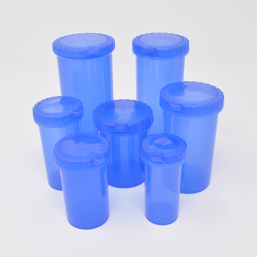 16dr Eureka Snap Safe Safety Blue Vial