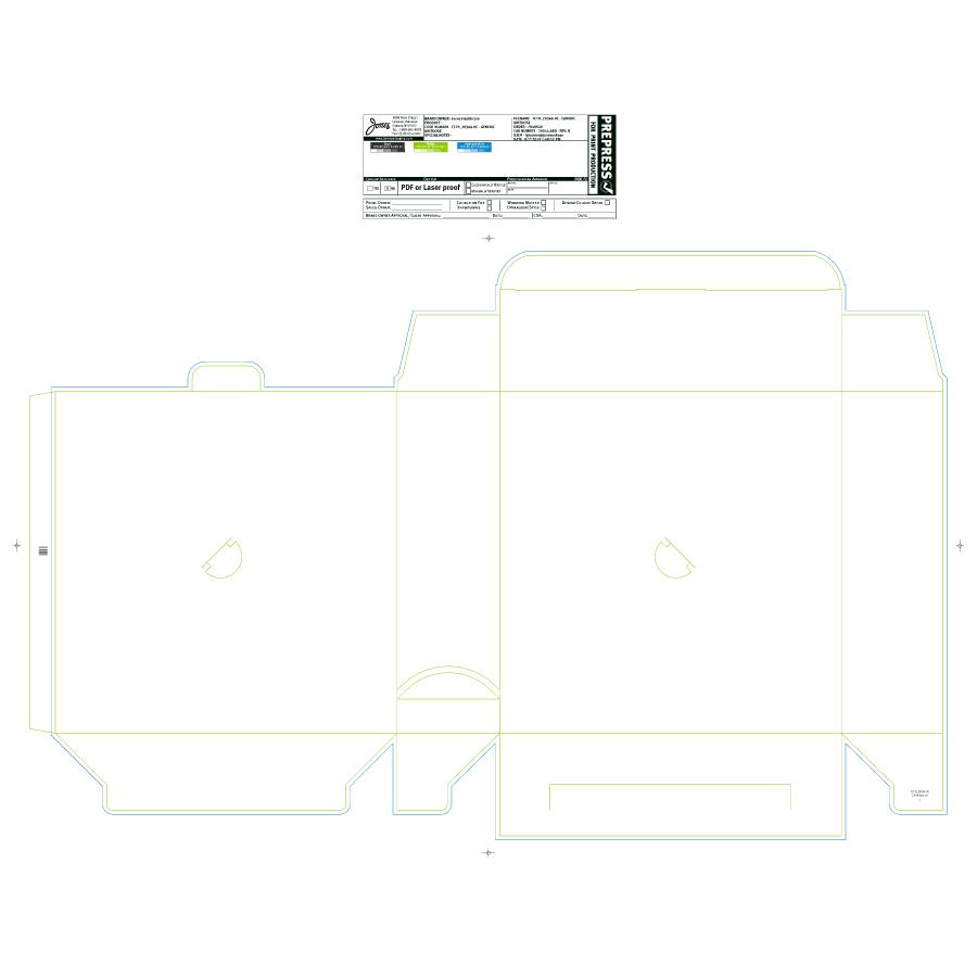 10 x 3 x 10" Strip Packaging Carton - Made To Order