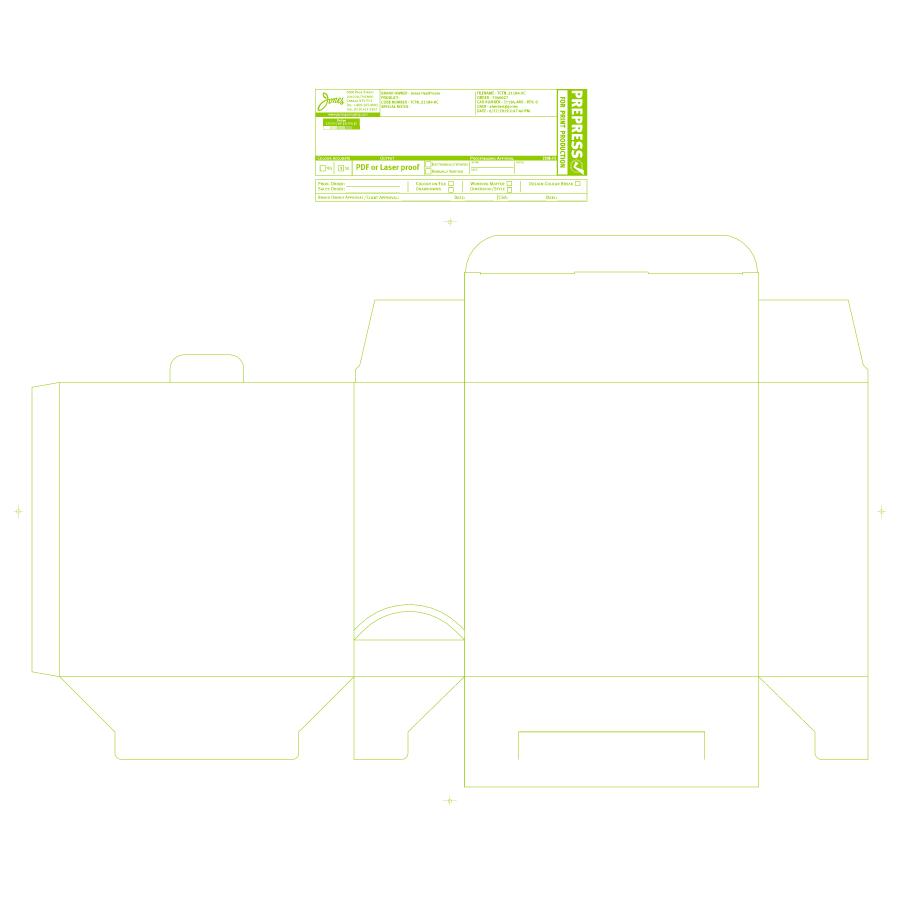 8 x 3 x 8" Strip Packaging Carton - Made To Order