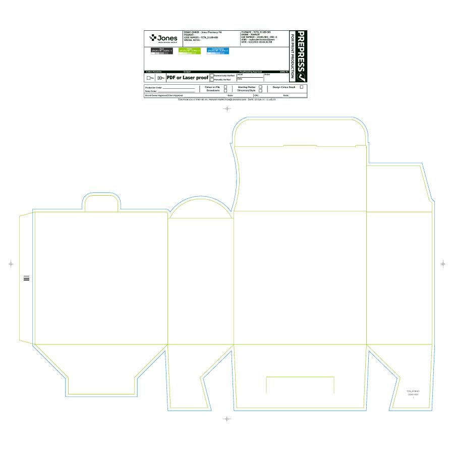 6 x 3 x 6" Strip Packaging Carton - Made To Order